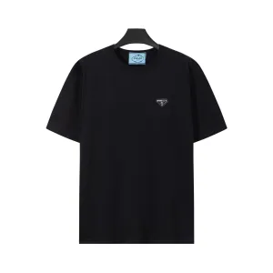 Designer Prada Cotton Short-Sleeved T-Shirt