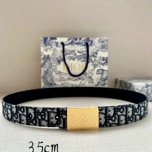 Designer Dior Belt Red