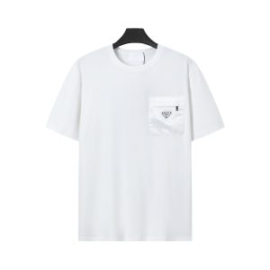 Designer Prada Cotton Short-Sleeved T-Shirt