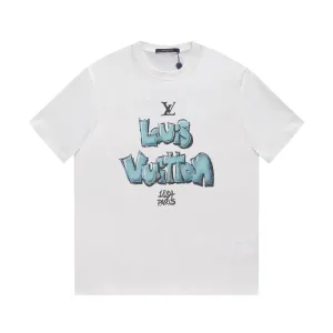 Reps Louis Vuitton T-Shirt Black Cotton Pure Spring Summer