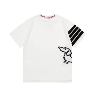 1:1 Thom Browne Knitted Fabric Short-Sleeved Shirts For Spring