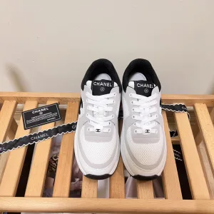 Super Clone Chanel Casual Shoes White Mesh Summer Early Breathable Patch
