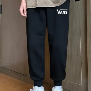 Designer Vans Casual Pants Ash Fleece Fabric Suitable For All Body Types Winter