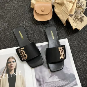 Luxury Super Clone Burberry Trendy Shoes Genuine Leather Summer Early
