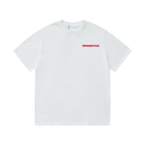 High Quality Prada Cotton Short-Sleeved T-Shirt