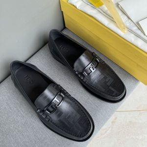 High Quality Fendi Cowhide Leather Shoes