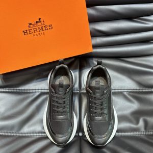Designer Luxury Hugo Cowhide Sneakers
