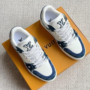 Luxury High Quality Louis Vuitton Calfskin Sneakers