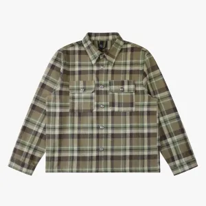 Super Clone AAA Chrome Hearts Shirt Brown Flannel Summer