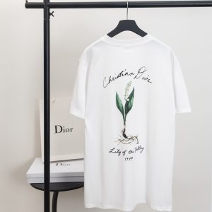 Luxury Dior Cotton Short-Sleeved T-Shirt