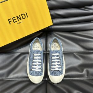 Luxury 1:1 Fendi Canvas Canvas Shoes For Spring