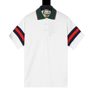 Designer Gucci Abs Short-Sleeved Polo Shirt For Summer