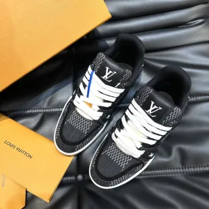High Quality Ami Sneakers Ash Cowhide Rubber Outsole