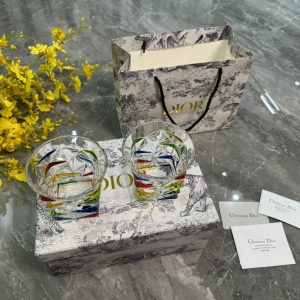 Luxury Dior Glass Wine Glass