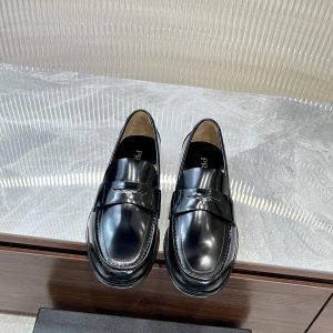 Designer Aaa Prada Cowhide Leather Shoes