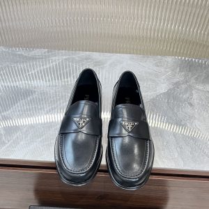 Designer Aaa Prada Cowhide Leather Shoes
