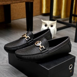 Luxury High Quality Hermès Cowhide Leather Shoes
