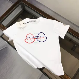 High Quality Monk Short-Sleeved T-Shirt Ash Cotton Pure Slim Fit