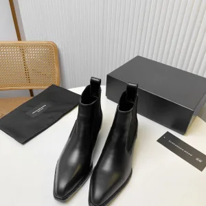Designer High Quality Alexander Wang High Heels Red Genuine Leather Sheepskin Cowhide
