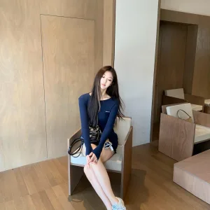 High Quality Miu Miu Long-Sleeved Shirt For Autumn