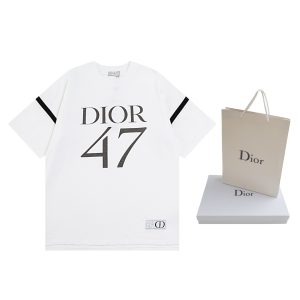 High Quality Luxury Dior Bamboo Short-Sleeved T-Shirt
