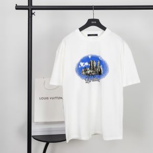 Luxury 1:1 Louis Vuitton Cotton Short-Sleeved T-Shirt