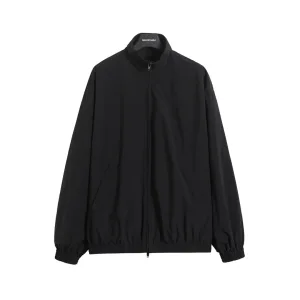 Super Clone Reps Balenciaga Jacket Red Polyester Mesh Relaxed Silhouette Zippered Pocket