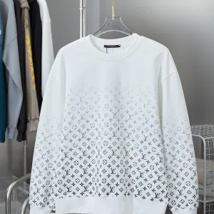 Luxury AAA Louis Vuitton Sweatshirt Ash Cotton Pure