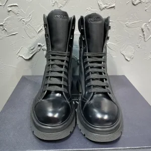 High Quality Prada Dr. Martens Boots Cowhide Rubber