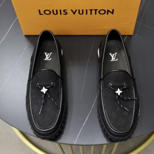 Designer Louis Vuitton Canvas Leather Shoes
