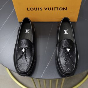 Luxury Louis Vuitton Cowhide Leather Shoes