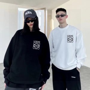 Designer Luxury Loewe Cotton Hoodie For Autumn
