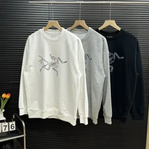 AAA Archaeopteryx Hoodies Red Cotton Pure Delicate And Soft To The Touch Exquisite Workmanship Autumn