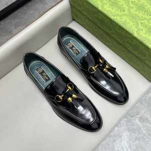 Luxury High Quality Gucci Denim Leather Shoes