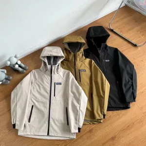 Luxury Patagonia Outerwear Red Fleece Simple And Versatile Outdoor Waterproof Lightweight Autumn Winter