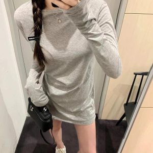 Designer High Quality Miu Miu Long-Sleeved Shirt For Autumn