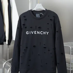 Reps Givenchy Hoodie Red Cotton Pure Plain Weave Screen Printing