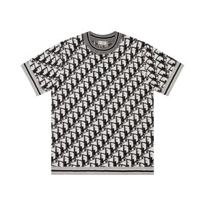 Aaa Dior Jacquard Short-Sleeved T-Shirt For Spring