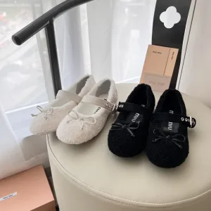 Designer Miu Ballet Shoes Winter