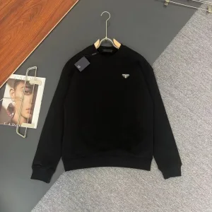 Super Clone Prada Long-Sleeved Sweatshirt Cotton Pure Winter