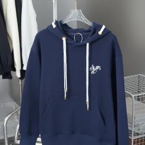 Super Clone High Quality Louis Vuitton Hoodie Red Cotton Pure Double Needle Stitching Embroidery