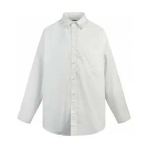 AAA Balenciaga Shirt Red Cotton Plain Weave Relaxed Fit