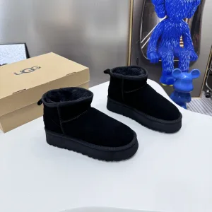 Luxury Designer Ugg Snow Boots Red Eva Sheepskin Winter