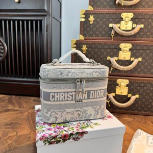 High Quality Aaa Dior Canvas Makeup Bag
