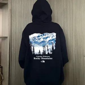 Super Clone Reps The North Face Hoodies Blue Cotton Fleece Winter