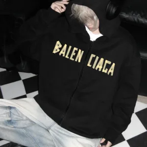 Designer Balenciaga Jacket Red Cotton Silk Silky Smooth Easy To Match Spring Autumn