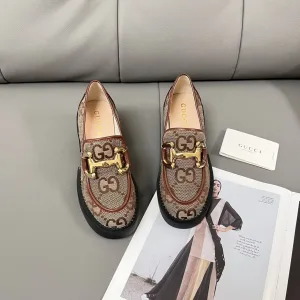 Super Clone Designer Gucci Loafers Silk Summer Early