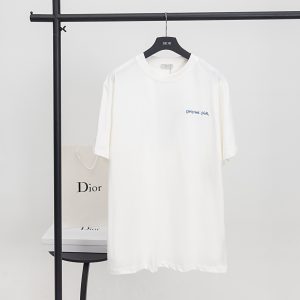 Luxury High Quality Dior Cotton Short-Sleeved T-Shirt