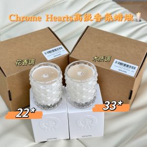 High Quality Chrome Hearts Silver Scented Candles