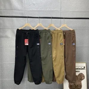 Luxury Super Clone The North Face Trousers Green Cotton Suitable For All Seasons Street Style Autumn Winter And